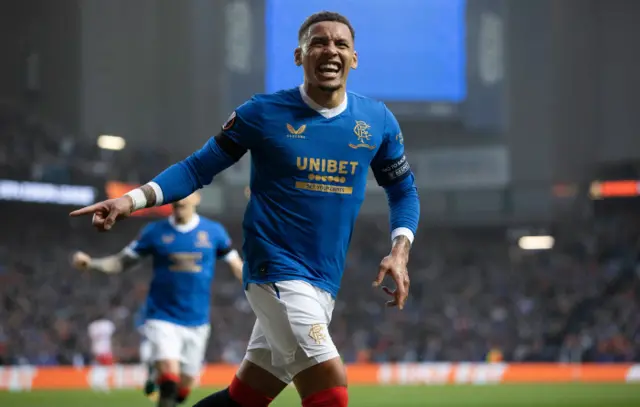 James Tavernier now has seven goals in this season's Europa League