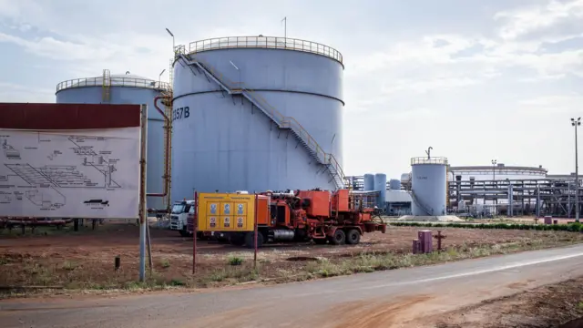 South Sudanese oil installation