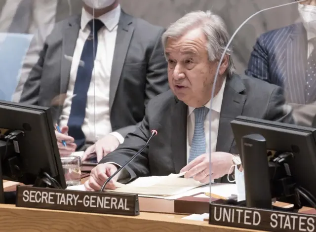 United Nations Secretary General Antonio Guterres