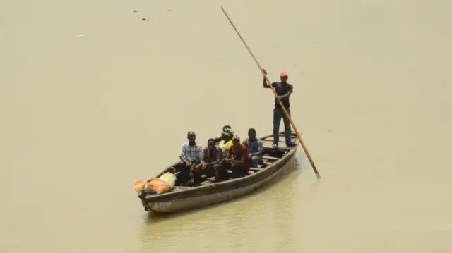 Boatman in Nigeria