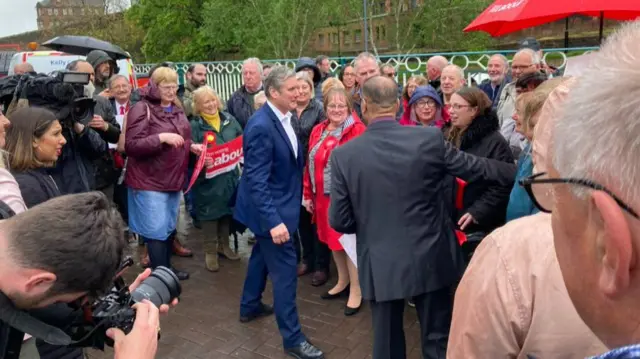 Keir Starmer in Carlisle, Cumbria