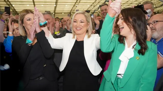 Sinn Féin's Michelle O'Neill is hoping to be the first nationalist politician to become NI's first minister