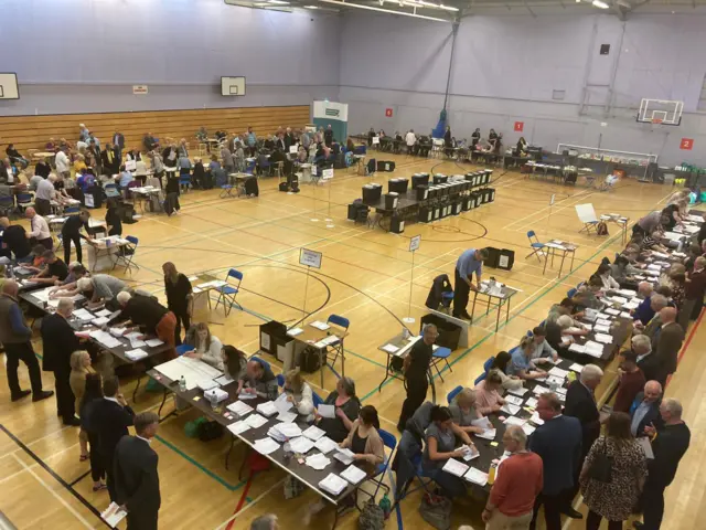 Somerset count at Taunton's Wellspring Leisure Centre