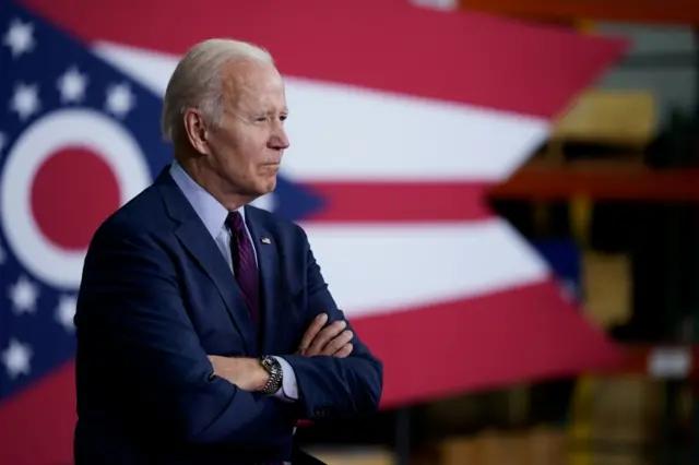 Image shows Joe Biden