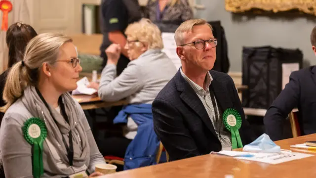 Green candidates looking happy in Worcester