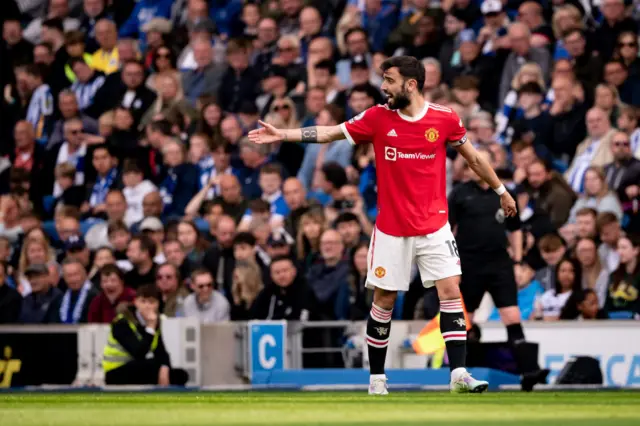 Bruno Fernandes, Manchester United, Brighton