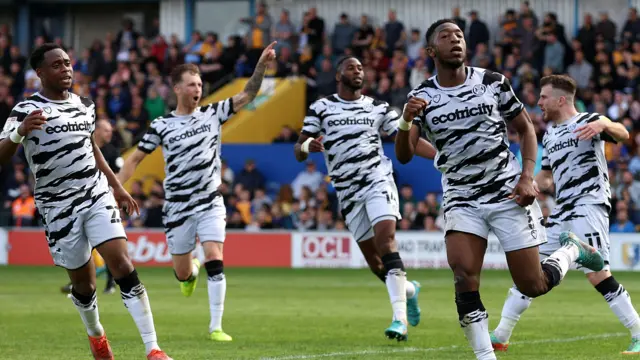 Forest Green celebrate