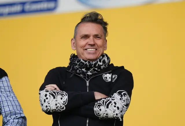 Forest Green Rovers owner Dale Vince in the stands