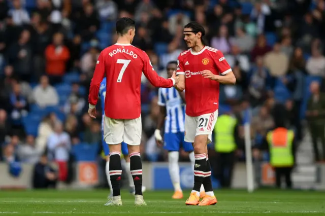 Edinson Cavani, Manchester United, Brighton