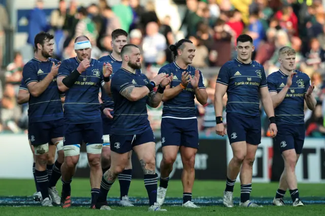 Leinster celebrate