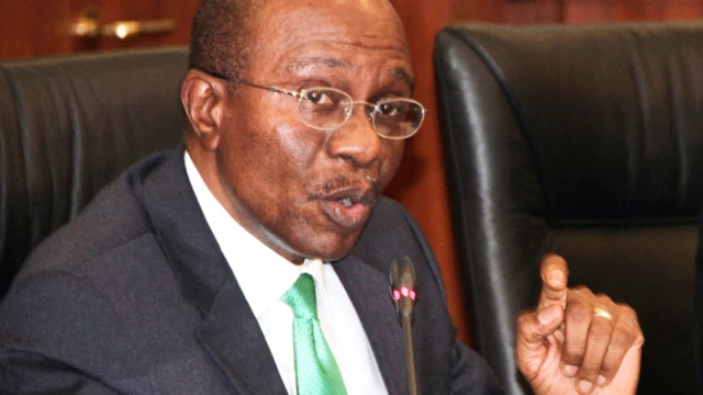 Godwin Emefiele pictured in 2016