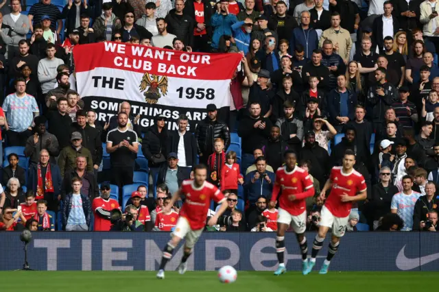 Manchester United fans, Brighton