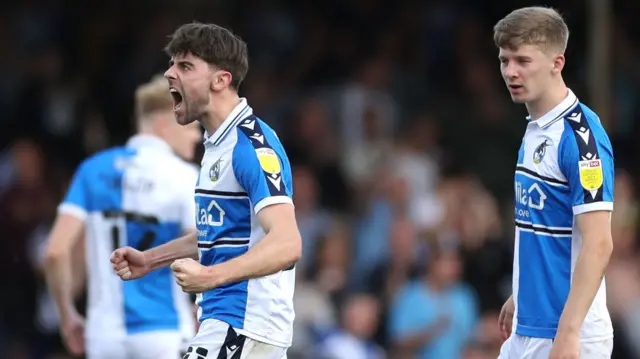 Bristol Rovers celebrate