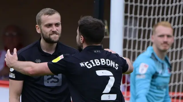 Port Vale celebrate