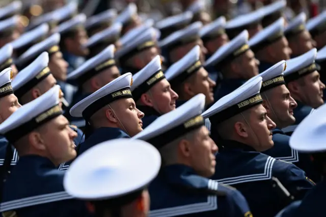 Parade rehearsal in Moscow, 7 May