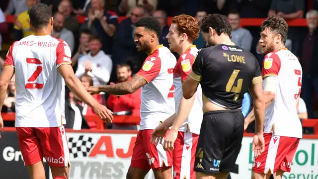 Stevenage celebrate