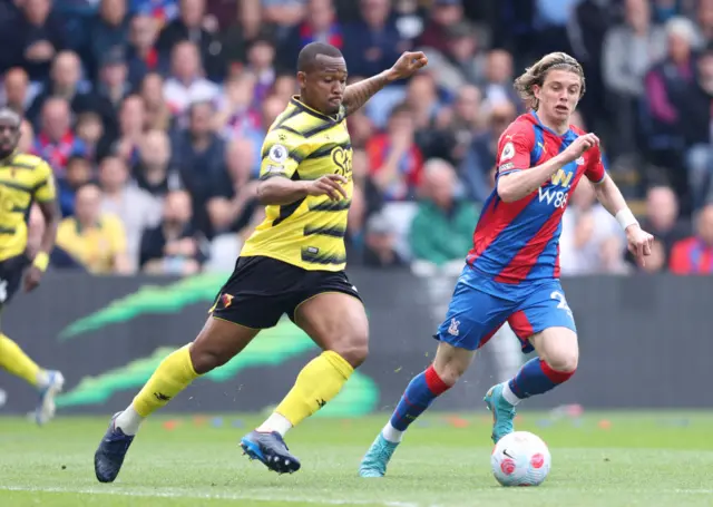 Samir, Conor Gallagher, Watford, Crystal Palace