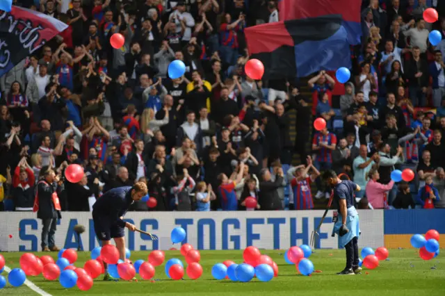 Crystal Palace, Watford, balloons