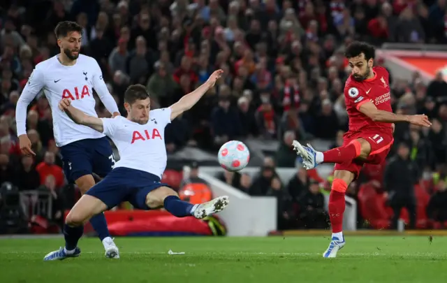 Mo Salah and Ben Davies