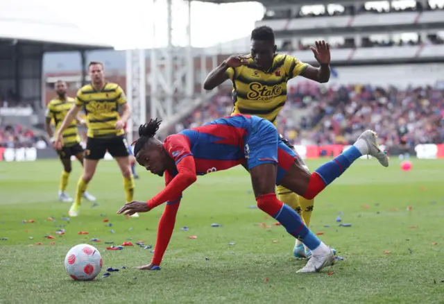 Ismaila Sarr, Wilfried Zaha, Crystal Palace, Watford