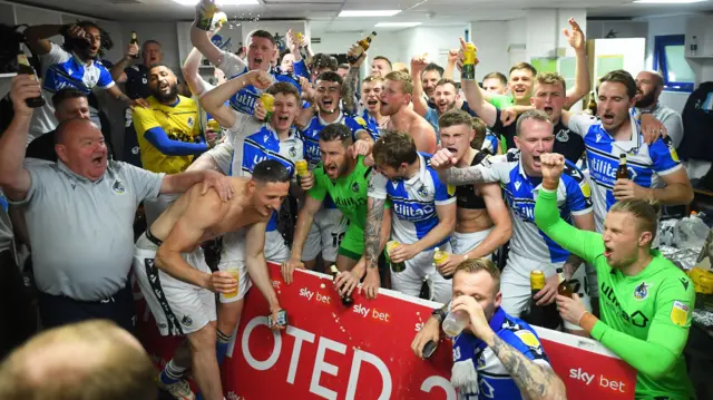 Bristol Rovers celebrate