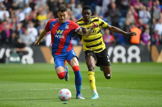 Watford, Crystal Palace, Ismaila Sarr, Joel Ward