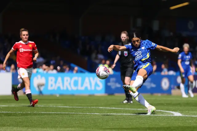 Sam Kerr scores