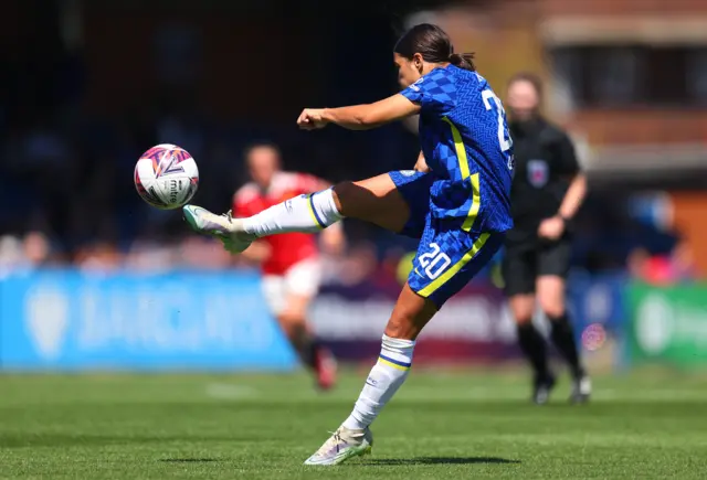 Sam Kerr scores