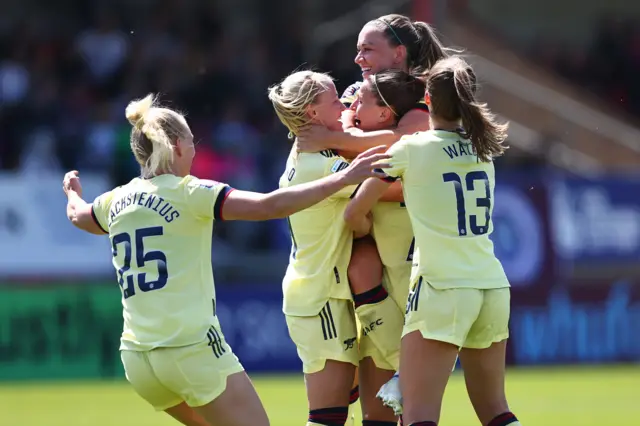 Arsenal celebrate