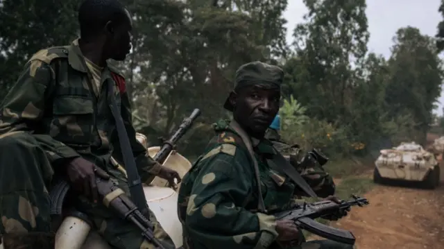 Congolese soldiers