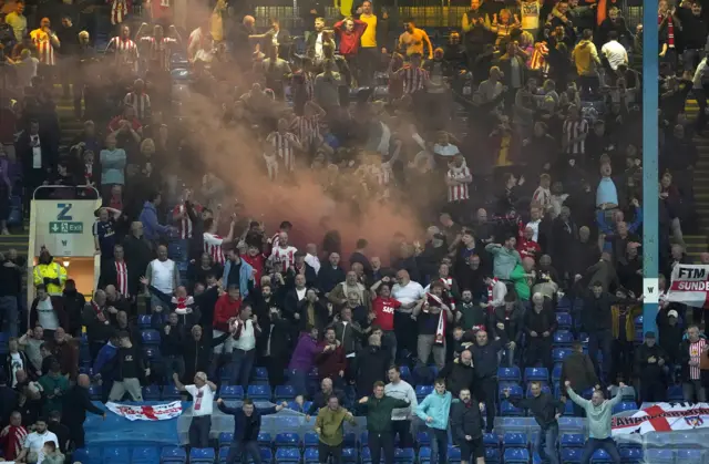 Sunderland fans celebrate