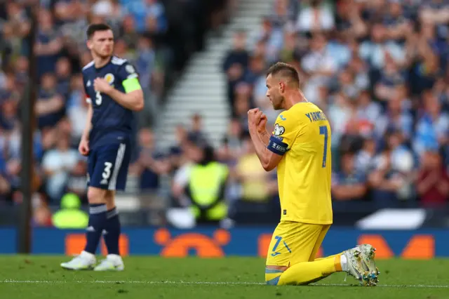 Yarmolenko celebrates