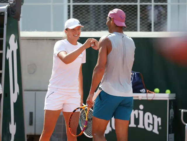 Swiatek and Nadal