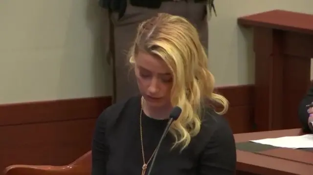 Amber Heard hears verdict in court