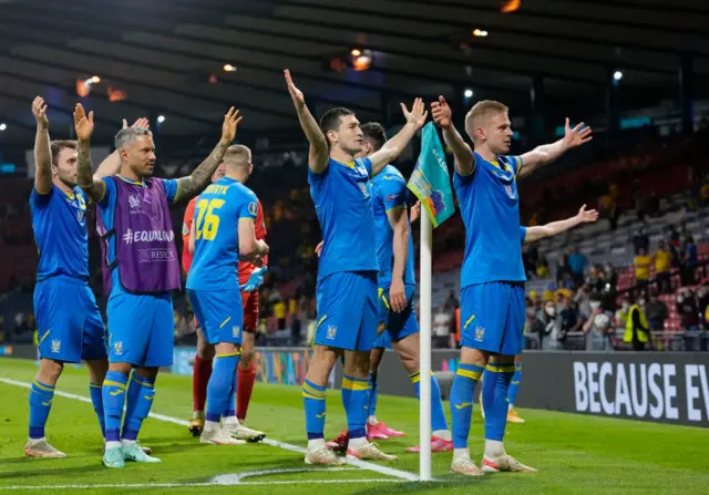 Ukraine beat Sweden at Hampden before crashing out to England in Rome at the last Euros