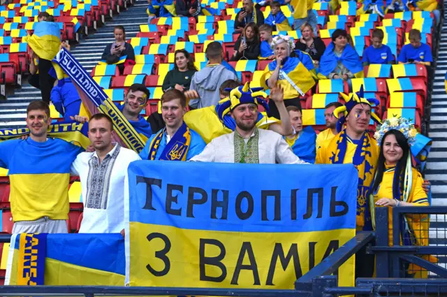 Ukraine fans