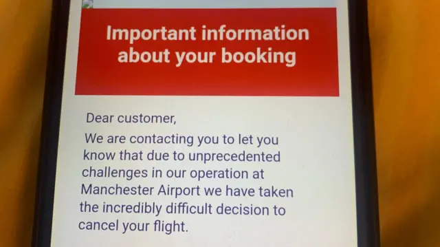 An email from Tui overnight