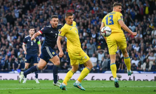 McGinn miss against Ukraine