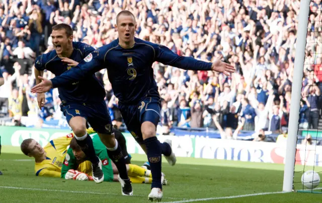 Kenny Miller opened the scoring against Ukraine in 2007