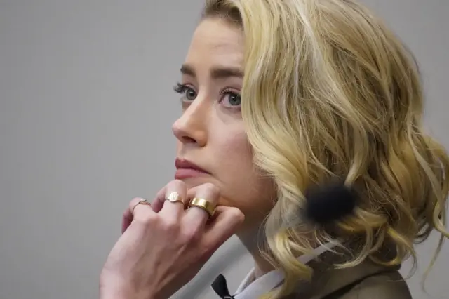 Amber Heard in court