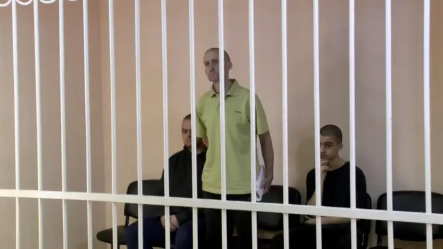 Aiden Aslin (left) and Shaun Pinner (centre) were sentenced alongside Moroccan national Brahim Saaudun