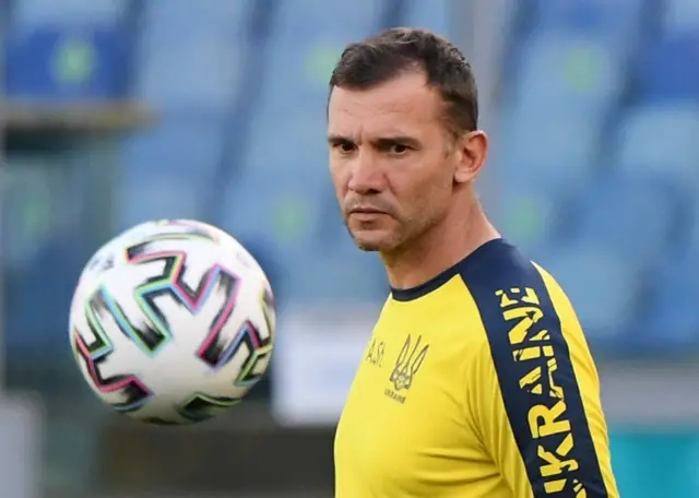 Ukrainian international footballer Andriy Shevchenko