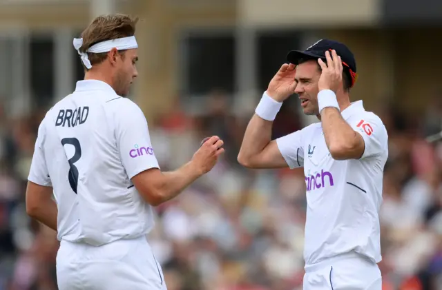 Stuart Broad and James Anderson