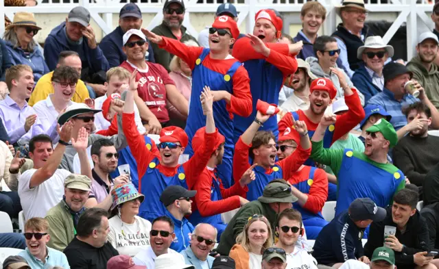 Fans at Trent Bridge