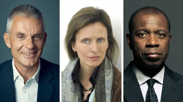 Tim Davie, Orla Guerin and Clive Myrie