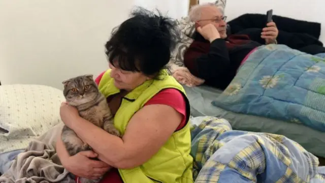 Refugees at Lviv National University of Veterinary Medicine and Biotechnology, Ukraine