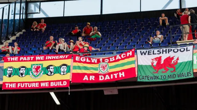 Wales fans in Rotterdam