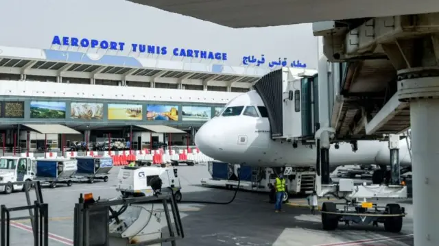 Tunis-Carthage International Airport in the Tunisian capital