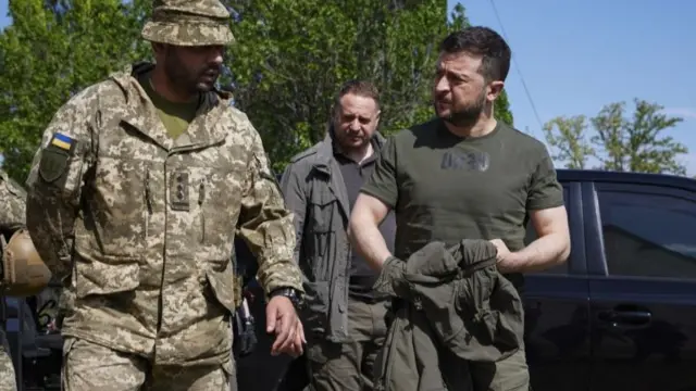 Ukrainian President Volodymyr Zelensky