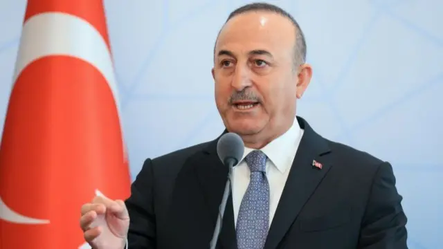 Turkish Foreign Minister Mevlut Cavusoglu